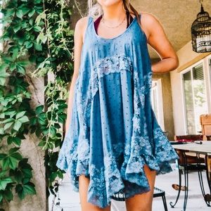 Free People Lace Detail Dress